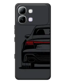 Чехол для Infinix Note Edge с картинкой «Задняя часть Audi — арт»