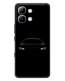 Чехол для Infinix Note Edge с картинкой «Взгляд Audi в темноте»