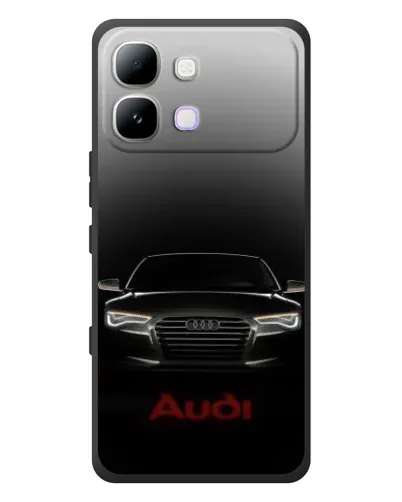 Чехол для Infinix Note Edge с картинкой «Audi — градиентный контур»