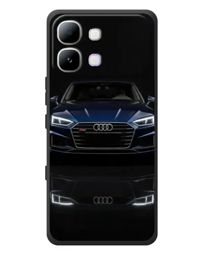 Чехол для Infinix Note Edge с картинкой «Audi — ночное отражение»