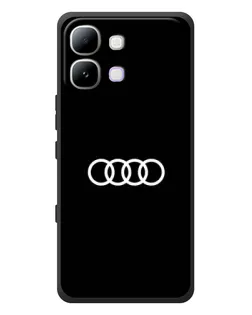 Чехол для Infinix Note Edge с картинкой «Audi White Logo»