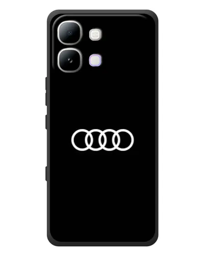Чехол для Infinix Note Edge с картинкой «Audi White Logo»