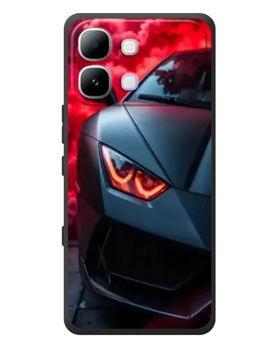 Чехол для Infinix Note Edge с картинкой «Lamborghini красное сияние»