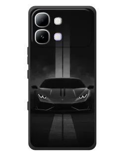 Чехол для Infinix Note Edge с картинкой «Lamborghini симметрия дорог»