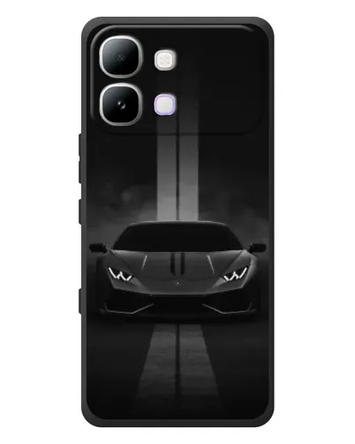 Чехол для Infinix Note Edge с картинкой «Lamborghini симметрия дорог»