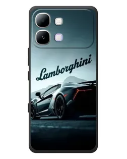 Чехол для Infinix Note Edge с картинкой «Классическая надпись Lamborghini»