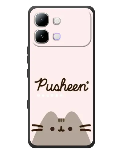 Чохол для Infinix Note Edge з картинкою «Pusheen логотип»