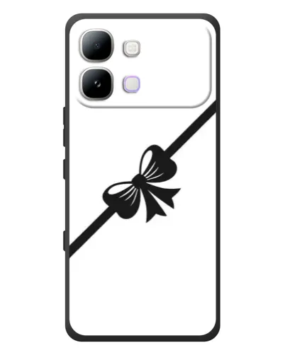 Чехол для Infinix Note Edge с картинкой «Диагональный бант»