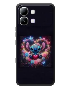Чехол для Infinix Note Edge с картинкой «Stitch в цветах» Чехол для Infinix Note Edge с картинкой «Stitch в цветах»