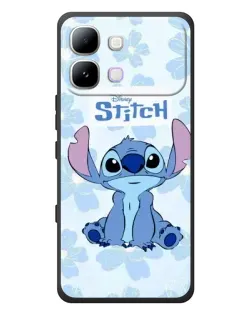 Чехол для Infinix Note Edge с картинкой «Stitch среди цветов» Чехол для Infinix Note Edge с картинкой «Stitch среди цветов»