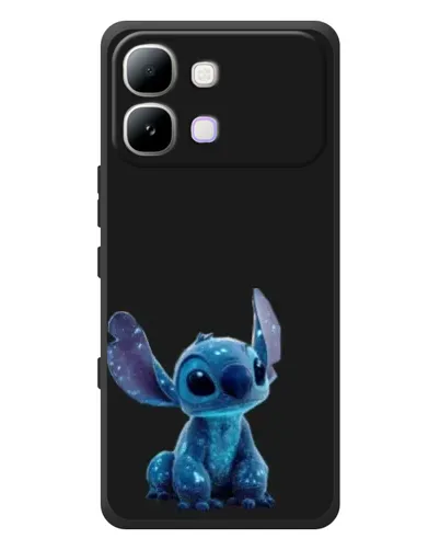 Чехол для Infinix Note Edge с картинкой «Стич на черном»