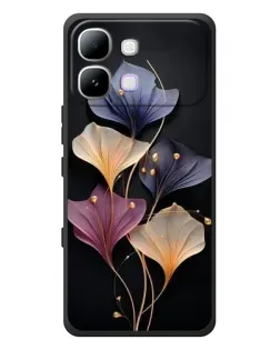 Чехол для Infinix Note Edge с картинкой «Лиловые цветы грации»