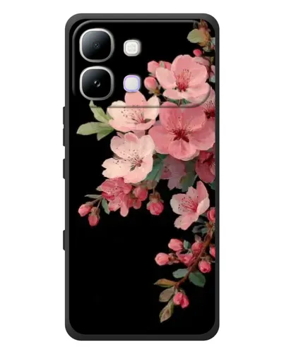 Чехол для Infinix Note Edge с картинкой «Розовая ветка сакуры»