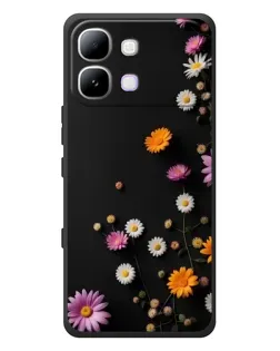 Чехол для Infinix Note Edge с картинкой «Цветочная композиция»