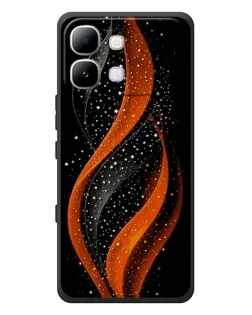 Чехол для Infinix Note Edge с картинкой «Огненная звездная волна»