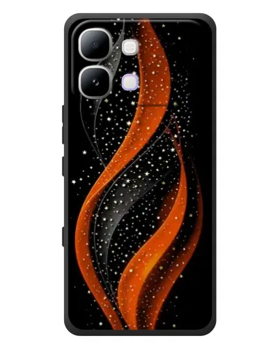 Чехол для Infinix Note Edge с картинкой «Огненная звездная волна»
