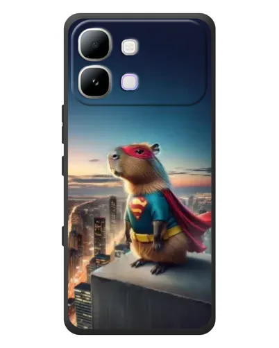 Чохол для Infinix Note Edge з картинкою «Капі-мен супергерой»