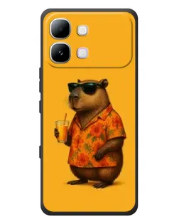 Чохол для Infinix Note Edge з картинкою «Капібара на відпочинку»
