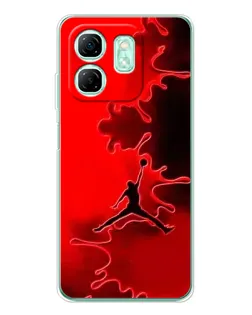 Чехол для Infinix Smart 10 HD с картинкой «Jordan Red Smoke»
