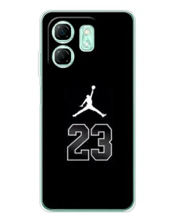 Чехол для Infinix Smart 10 HD с картинкой «Jordan Flight 23»