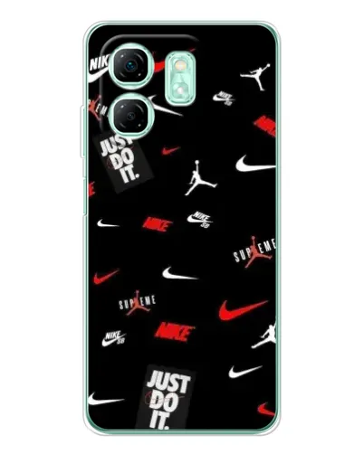 Чехол для Infinix Smart 10 HD с картинкой «Nike Mix Pattern» Чехол для Infinix Smart 10 HD с картинкой «Nike Mix Pattern»