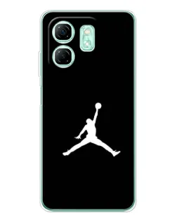 Чехол для Infinix Smart 10 HD с картинкой «Jordan Silhouette»