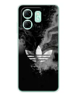 Чехол для Infinix Smart 10 HD с картинкой «Абстрактный дым Adidas»