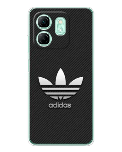Чехол для Infinix Smart 10 HD с картинкой «Adidas Карбоновая текстура» Чехол для Infinix Smart 10 HD с картинкой «Adidas Карбоновая текстура»