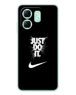 Чехол для Infinix Smart 10 HD с картинкой «Текстовый принт Nike» Чехол для Infinix Smart 10 HD с картинкой «Текстовый принт Nike»