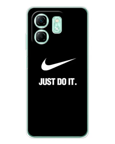 Чехол для Infinix Smart 10 HD с картинкой «Классический принт Nike» Чехол для Infinix Smart 10 HD с картинкой «Классический принт Nike»