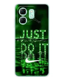 Чехол для Infinix Smart 10 HD с картинкой «Зеленый неоновый Nike» Чехол для Infinix Smart 10 HD с картинкой «Зеленый неоновый Nike»