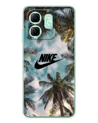 Чехол для Infinix Smart 10 HD с картинкой «Тропический принт Nike» Чехол для Infinix Smart 10 HD с картинкой «Тропический принт Nike»