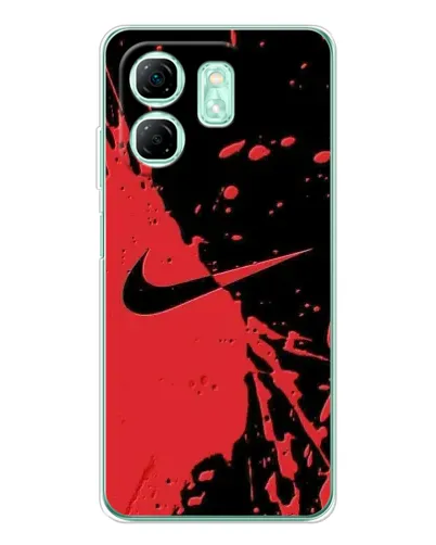 Чехол для Infinix Smart 10 HD с картинкой «Красные брызги Nike» Чехол для Infinix Smart 10 HD с картинкой «Красные брызги Nike»