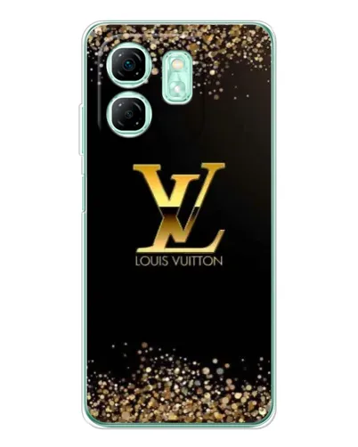 Чехол для Infinix Smart 10 HD с картинкой «LV — золотые искры»