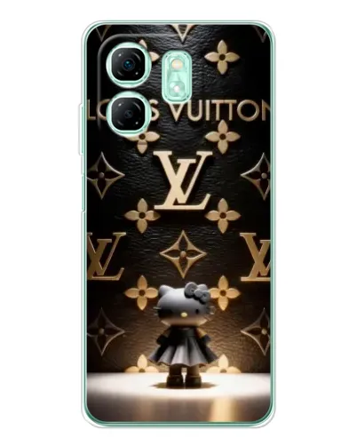 Чехол для Infinix Smart 10 HD с картинкой «Монограмма с фигурой»