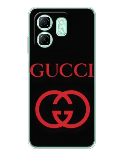 Чехол для Infinix Smart 10 HD с картинкой «Gucci — красный логотип» Чехол для Infinix Smart 10 HD с картинкой «Gucci — красный логотип»