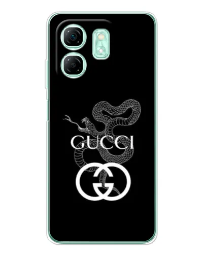 Чехол для Infinix Smart 10 HD с картинкой «Gucci — серебряная змея» Чехол для Infinix Smart 10 HD с картинкой «Gucci — серебряная змея»