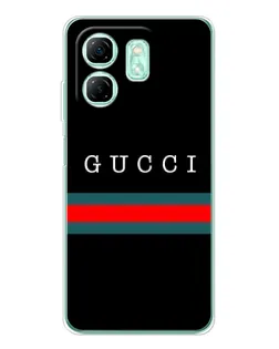Чехол для Infinix Smart 10 HD с картинкой «Gucci — красный пояс»