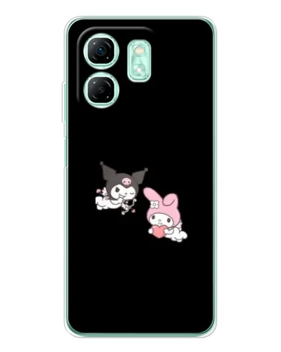 Чохол для Infinix Smart 10 HD з картинкою «My Melody та Kuromi»