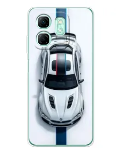 Чохол для Infinix Smart 10 HD з картинкою «Вид зверху — BMW M» Чохол для Infinix Smart 10 HD з картинкою «Вид зверху — BMW M»