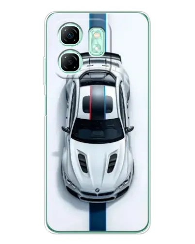 Чехол для Infinix Smart 10 HD с картинкой «Вид сверху — BMW M» Чехол для Infinix Smart 10 HD с картинкой «Вид сверху — BMW M»