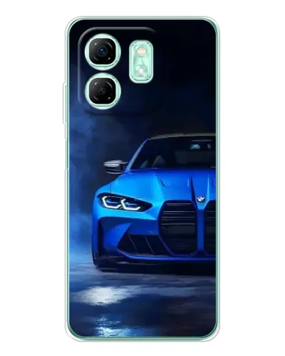 Чехол для Infinix Smart 10 HD с картинкой «Голубая BMW M4» Чехол для Infinix Smart 10 HD с картинкой «Голубая BMW M4»