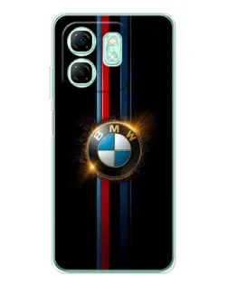 Чехол для Infinix Smart 10 HD с картинкой «BMW M-Power неон»