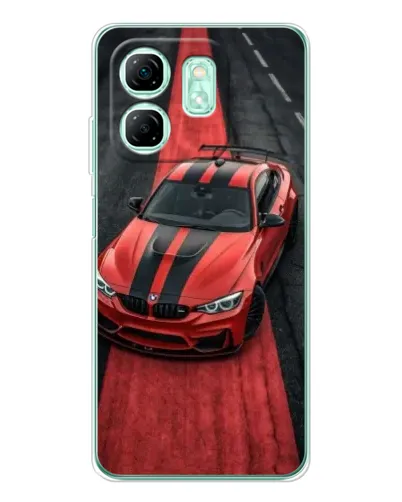 Чехол для Infinix Smart 10 HD с картинкой «BMW на красной дорожке» Чехол для Infinix Smart 10 HD с картинкой «BMW на красной дорожке»