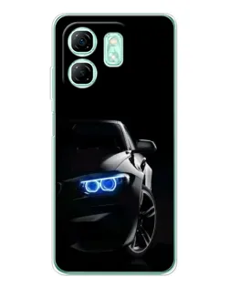 Чехол для Infinix Smart 10 HD с картинкой «BMW — ночной взгляд» Чехол для Infinix Smart 10 HD с картинкой «BMW — ночной взгляд»