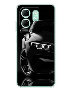 Чехол для Infinix Smart 10 HD с картинкой «Черная BMW — профиль» Чехол для Infinix Smart 10 HD с картинкой «Черная BMW — профиль»