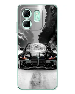 Чехол для Infinix Smart 10 HD с картинкой «BMW — акварельный дрифт» Чехол для Infinix Smart 10 HD с картинкой «BMW — акварельный дрифт»