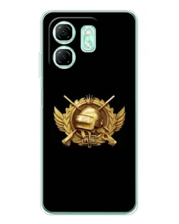 Чехол для Infinix Smart 10 HD с картинкой «PUBG — оранжевый градиент» Чехол для Infinix Smart 10 HD с картинкой «PUBG — оранжевый градиент»