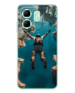 Чехол для Infinix Smart 10 HD с картинкой «PUBG — свободное падение»