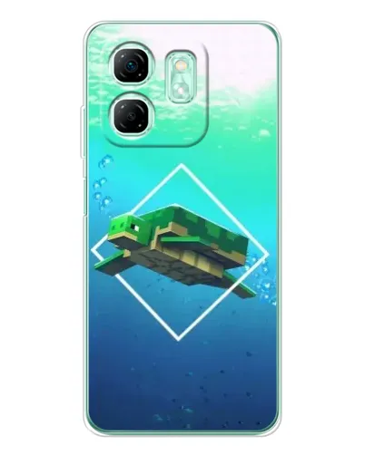 Чехол для Infinix Smart 10 HD с картинкой «Черепаха Minecraft» Чехол для Infinix Smart 10 HD с картинкой «Черепаха Minecraft»